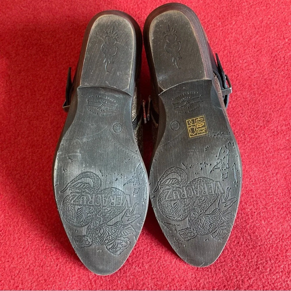 VERACRUZ Sz 39 Western Style Stacked Heel Made in  Spain Bohemian Ankle Boots - Picture 13 of 14